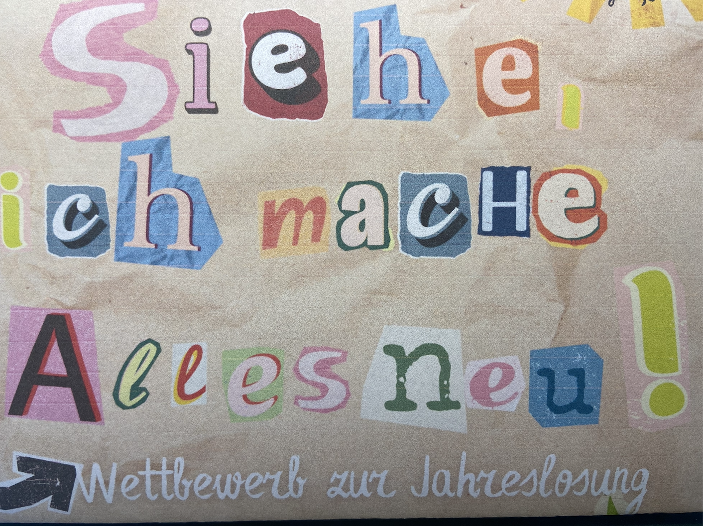 Wettbewerb zur Jahreslosung